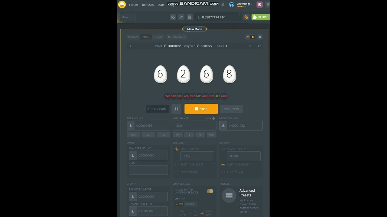 Gambling Online Dice #shorts