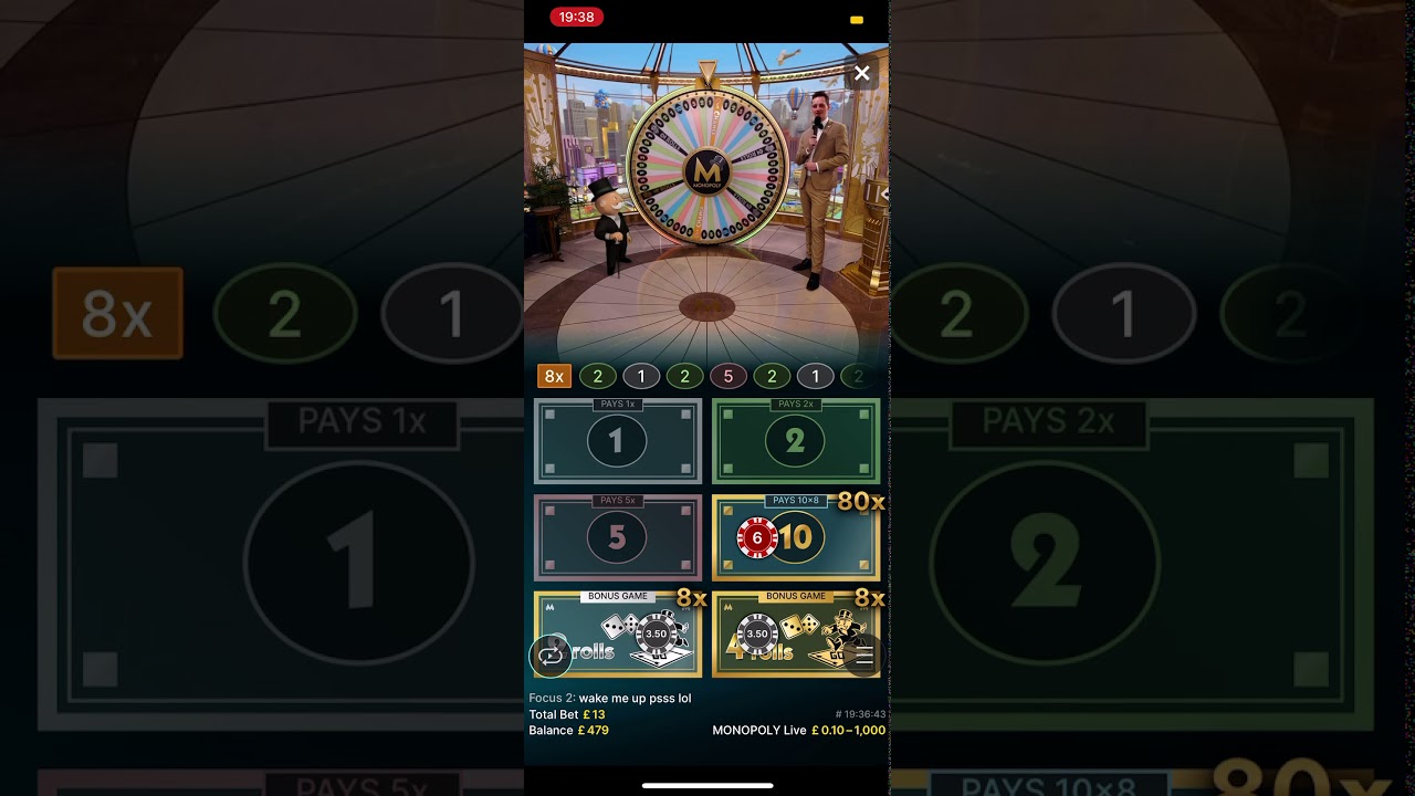 Monopoly Live wheel X8 then?? Casino online slots