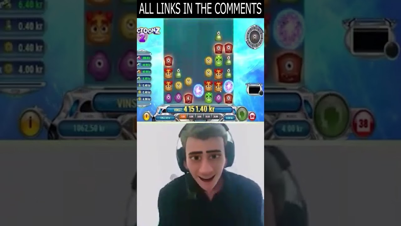 Mega Big Win inward The Slot REACTOONZ 2 | Online Casino