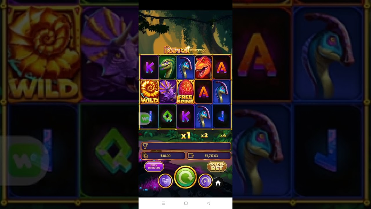 raptor gambling online slote game winning charge 95%