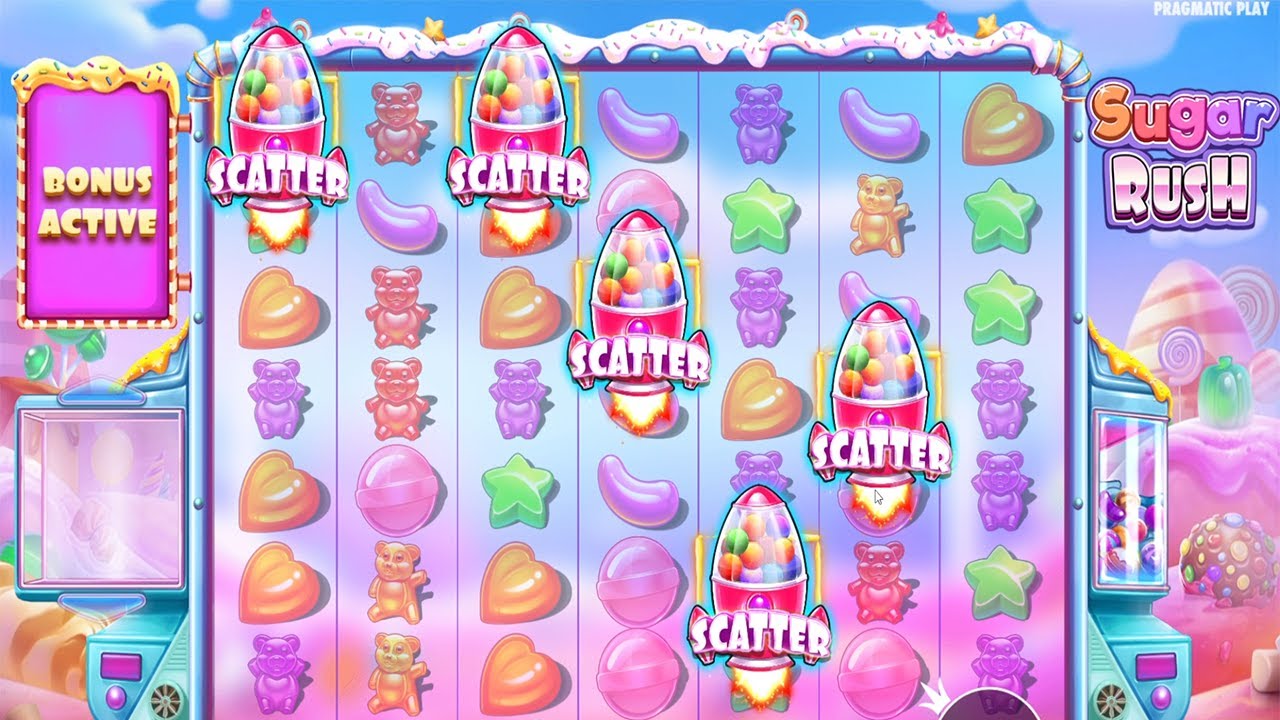 SUGAR RUSH – 5 SCATTERS BONUS BUY EPIC FAILED – CASINO SLOT ONLINE BIG BONUS BUY