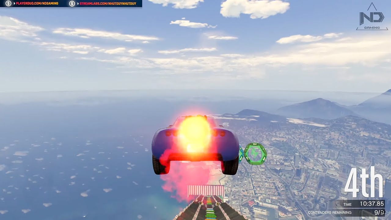 [LIVE] GTA 5 Online Parkour – Parkour và Màn human face to human face Bay Lên Trời !!