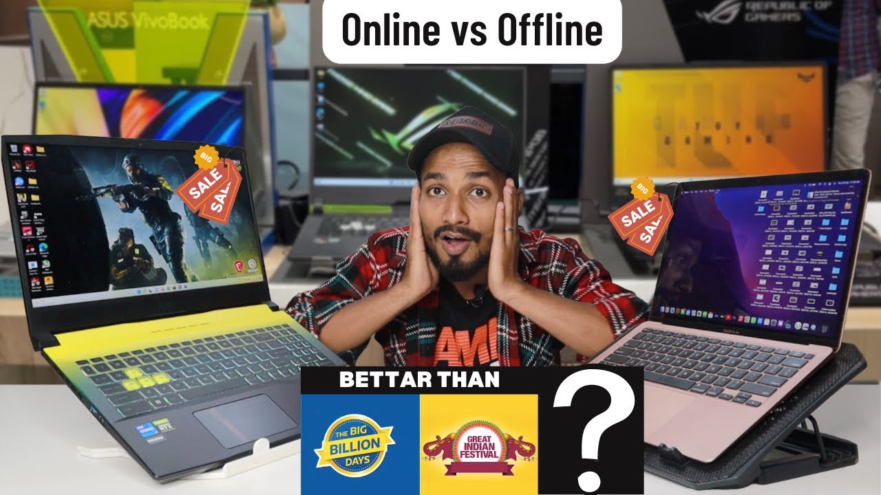 Laptop Sale Online vs Offline | Amzon Flipkart vs Offline Gaming Laptop Sale