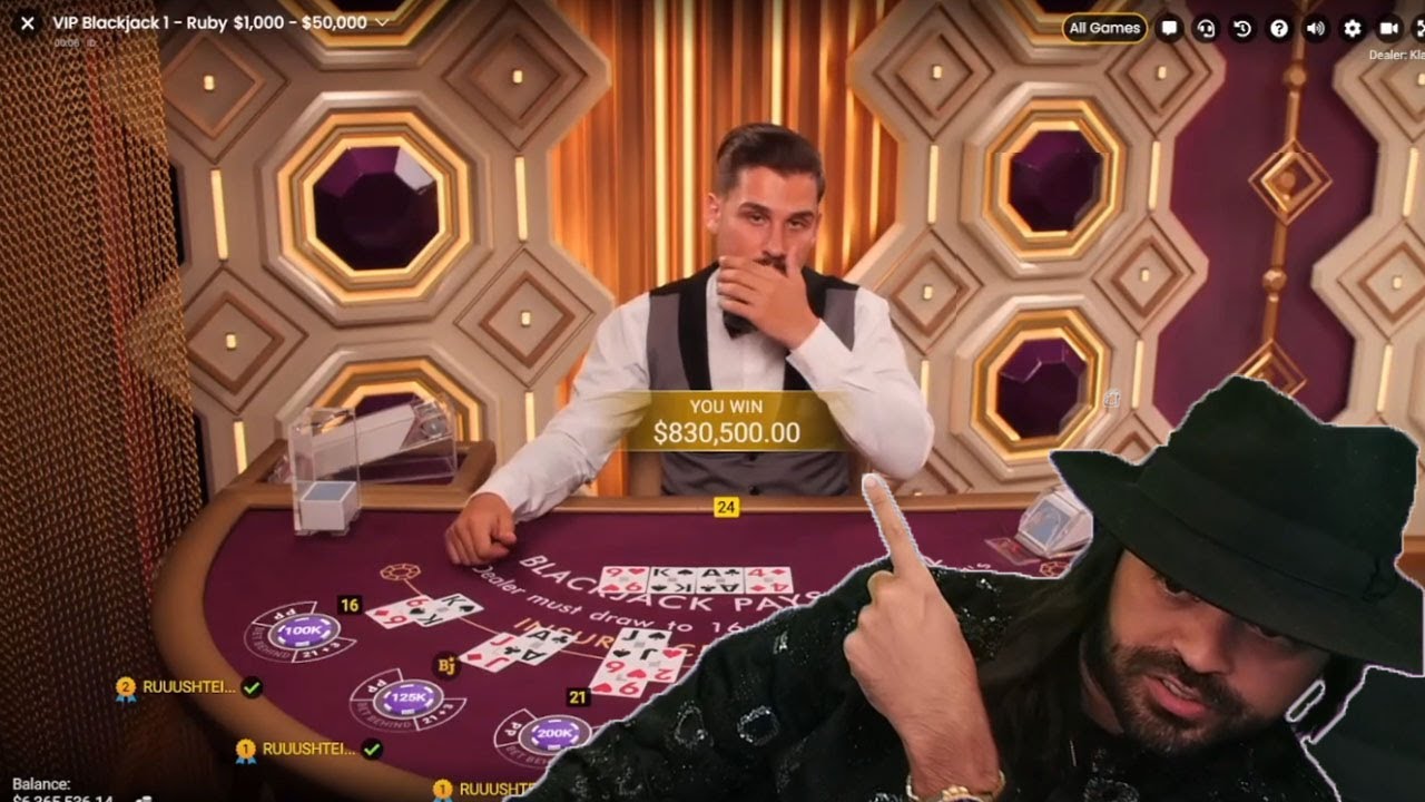 MAX BET BLACKJACK !!! 0,000 HANDS !!! Roshtein BlackJack