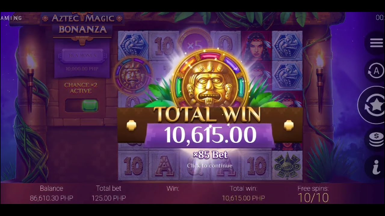 Crazy Win 86x inwards Aztec magic bonanza! Online casino inwards Philippines for real money 2022
