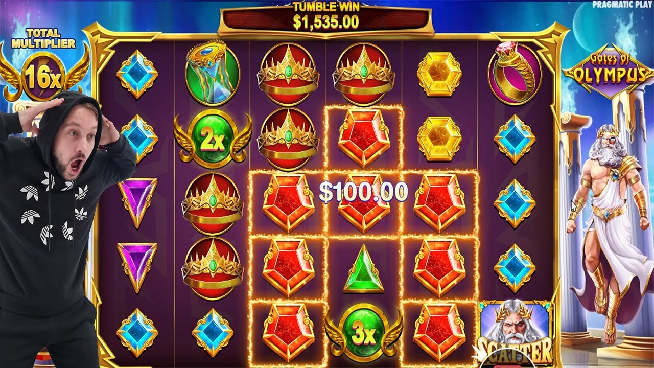 GATES OF OLYMPUS ?BIG TUMBLE WIN with BIG MULTIPLIER – CASINO SLOT ONLINE BONUS BUY GAME