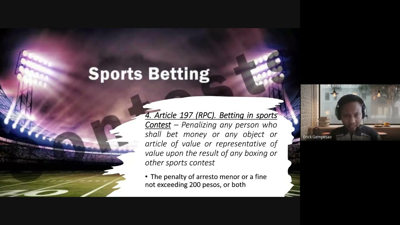 RELATED LAWS ON GAMBLING | ONLINE CLASS