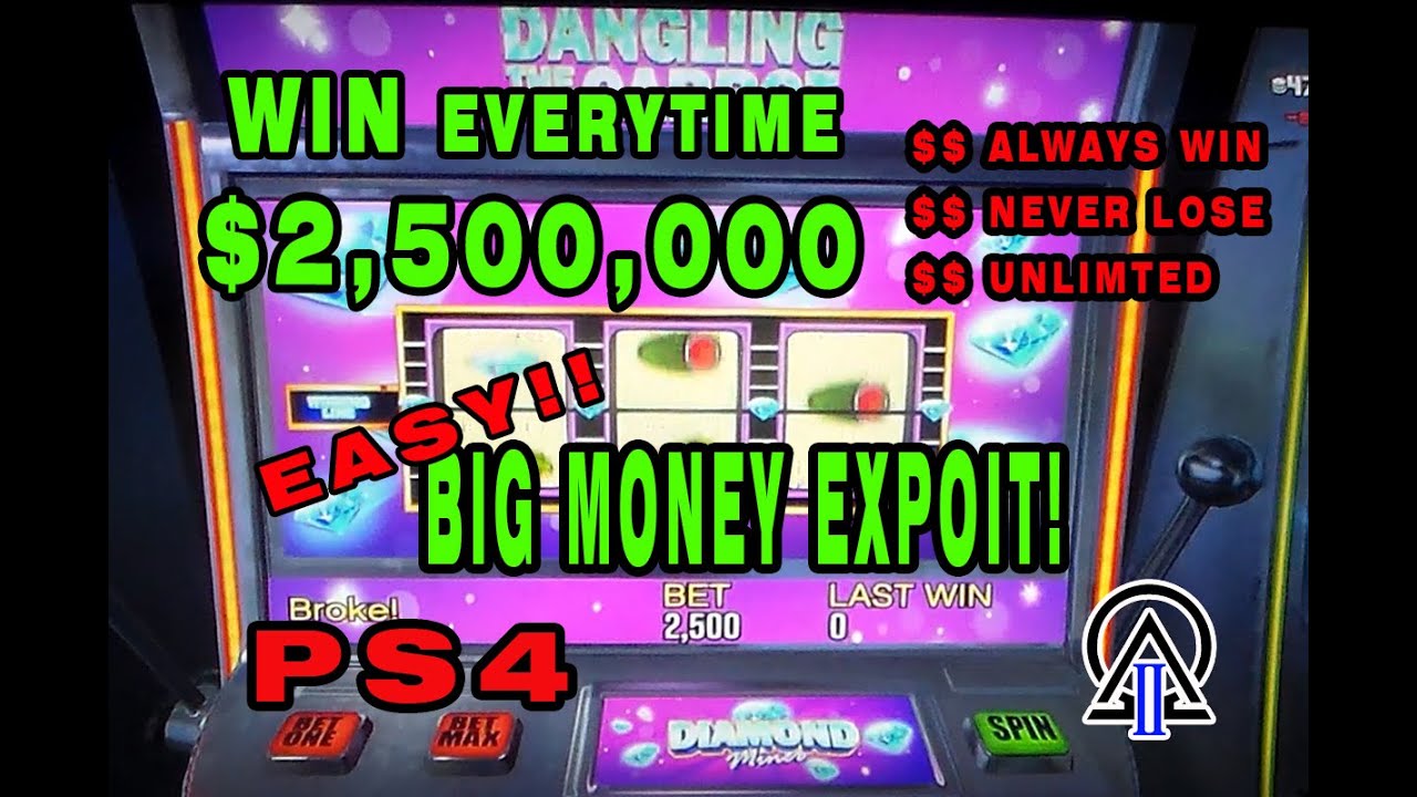 UNLIMITED MONEY GTA 5 ONLINE WIN 2.5 MIL CASINO SLOT JACKPOT EVERYTIME Diamond Miner NEVER LOSE PS4