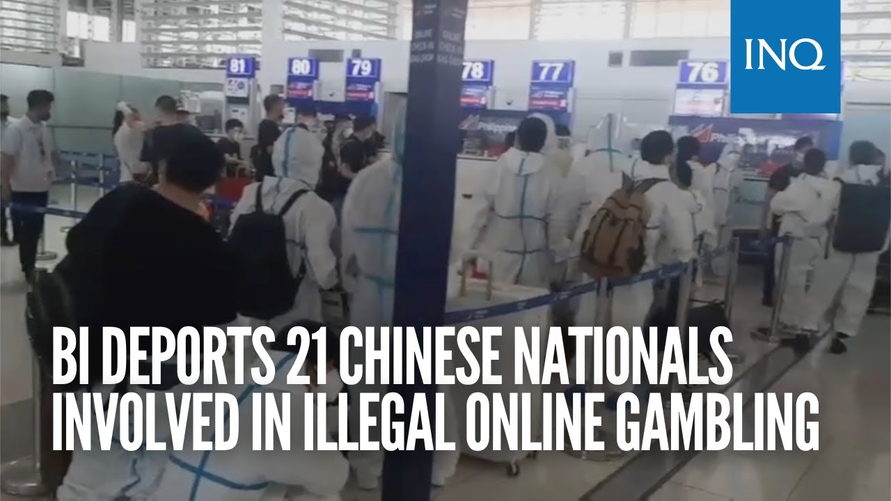 BI deports 21 Chinese nationals involved inwards illegal online gambling