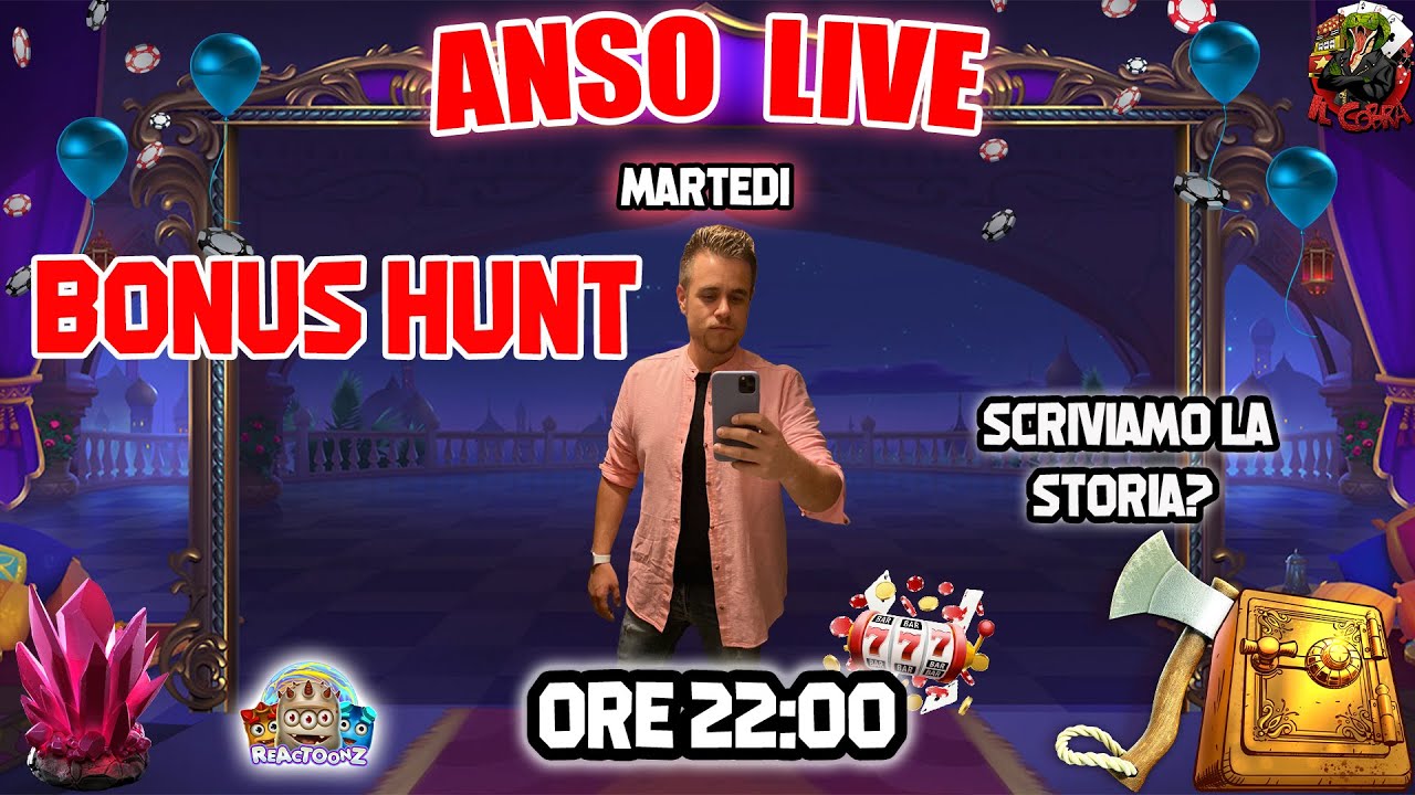 BONUS HUNT? Anso Live ? | ? Cobra Slot & Casino Online