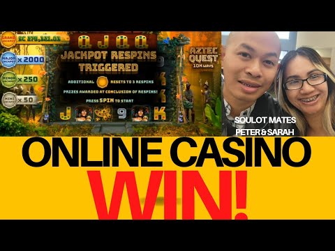 ? Online Casino Win! Jackpot Respins Triggered! Aztec Quest! Luckyland Slots! REAL MONEY WIN!!!