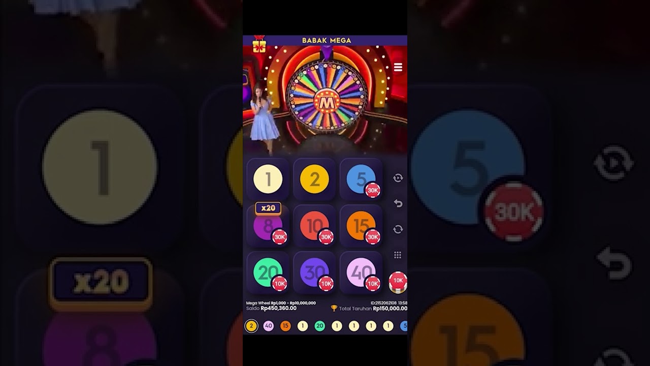 CARA AMAN LIVE CASINO MEGA WHEEL | TRIK LIVE CASINO MEGA WHEEL | POLA BARU LIVE CASINO MEGA WHEEL