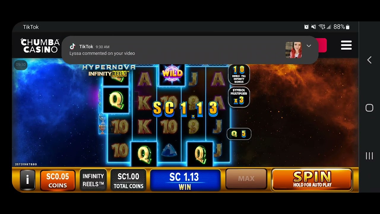 Chumba Casino: Hypernova Infiniti Reels #reels  #gambling  #casino #online #gaming