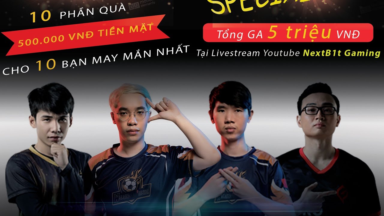 FC Online - Tứ Hùng NextB1t Gaming, case Giveaway 5 triệu cho 10 fan may mắn nhất #fconline #fco