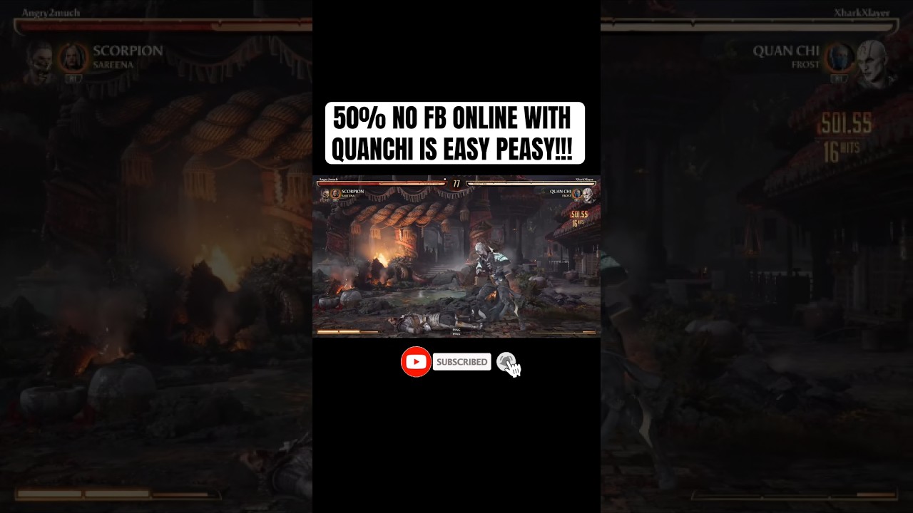 50% Online with QUANCHI is easy ? #mk1 #quanchi #shorts #short #gaming #games #new #fyp #fy #u #i