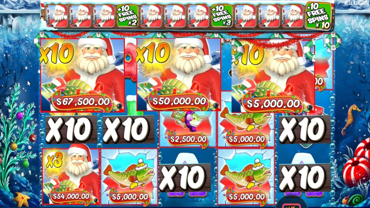 BIG BASS CHRISTMAS EPIC WIN 10X MULTIPLIER BONUS BUY ONLINE CASINO ONLINE SLOT