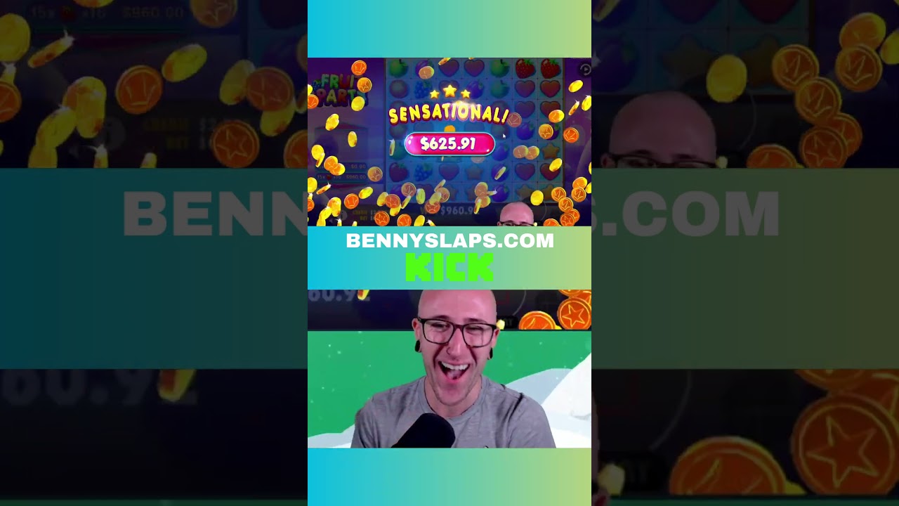 HUGE 2500X on Fruit Party! #casino #slots #gambling #online #hugewin #fyp #fruitparty #massive